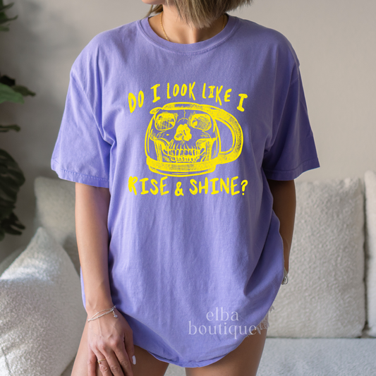 Do I Look Like I Rise and Shine? T-Shirt