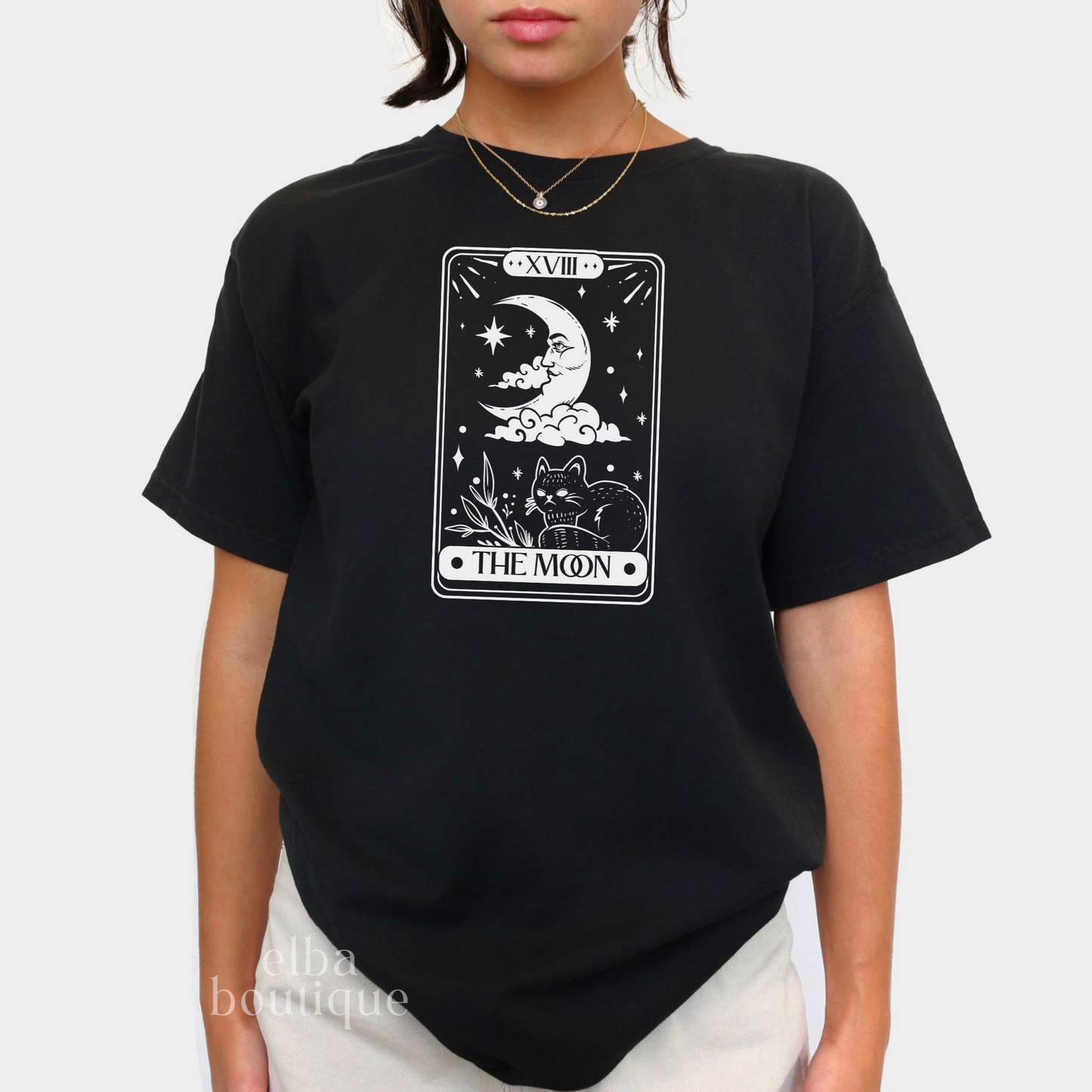 The Moon Tarot Card T-Shirt