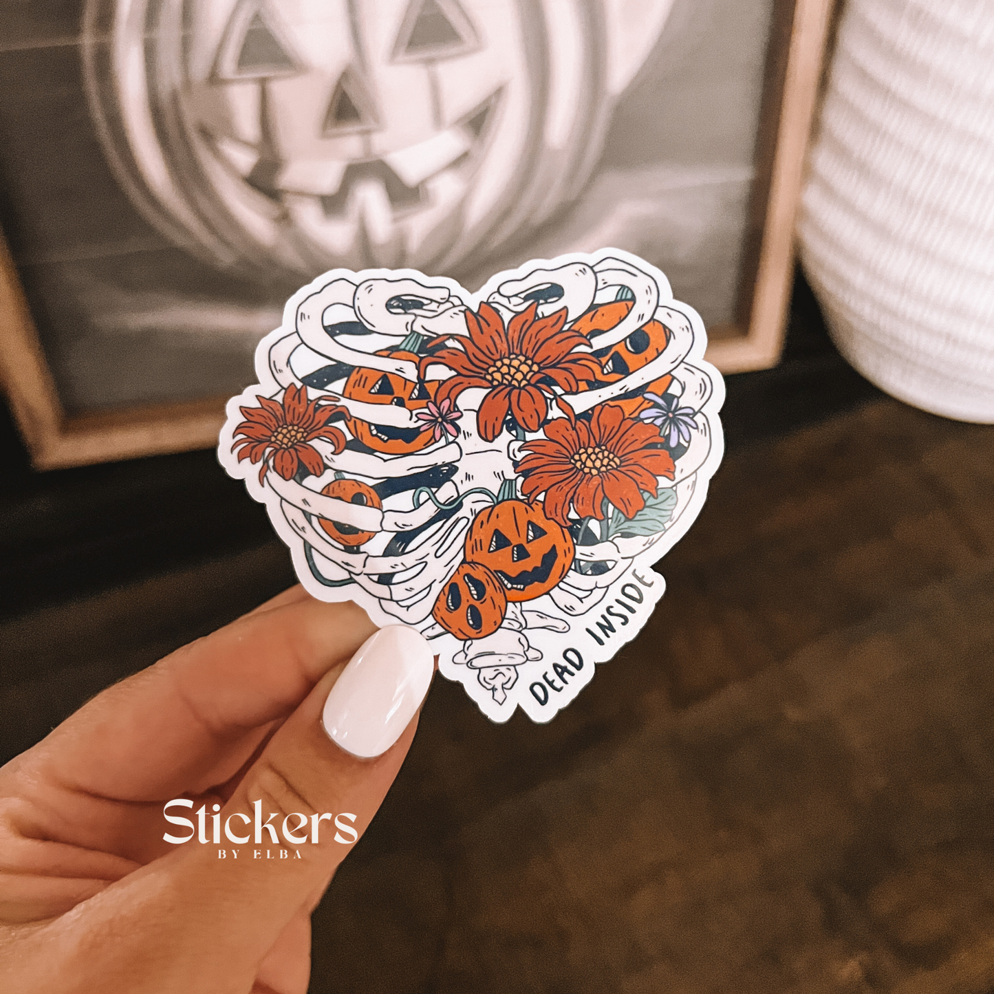 Dead Inside Halloween Sticker