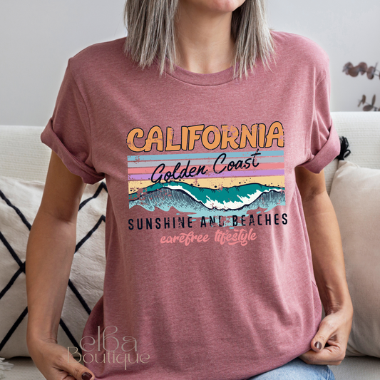 CALIFORNIA GOLDEN COAST T-SHIRT