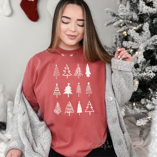 Christmas Tree T-shirt, Puff Design