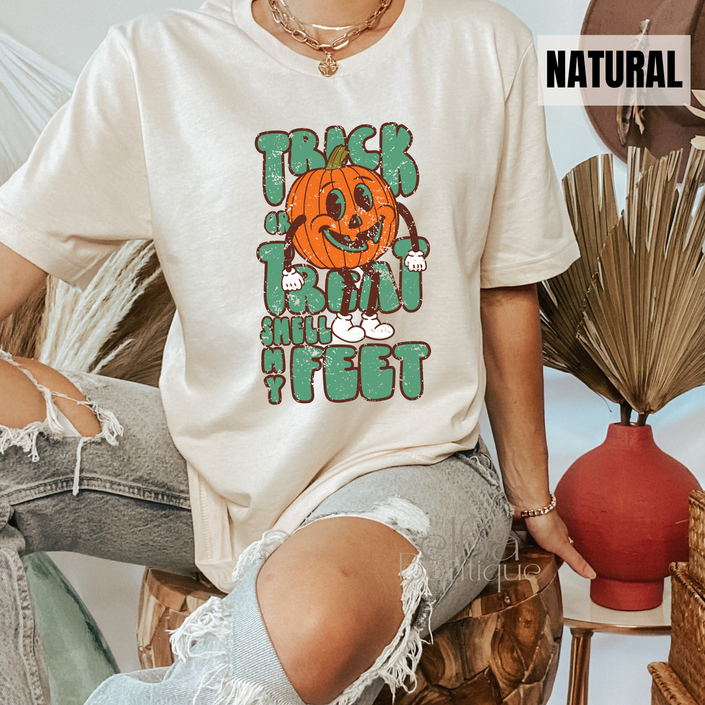 TRICK OR TREAT SMELL MY FEET T-SHIRT