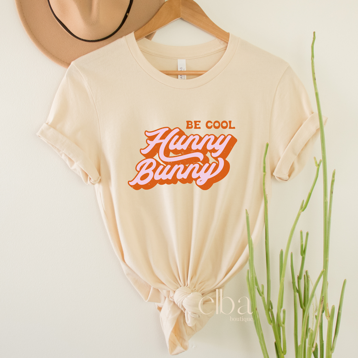 BE COOL HUNNY BUNNY GRAPHIC TEE