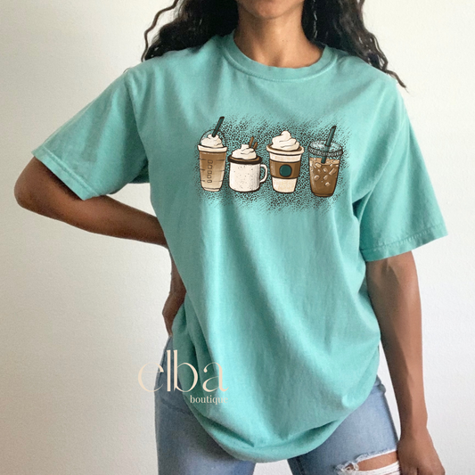 COFFEES GRAPHIC TEE