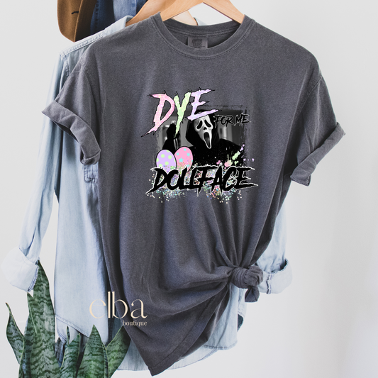 DYE FOR ME DOLL FACE GRAPHIC TEE