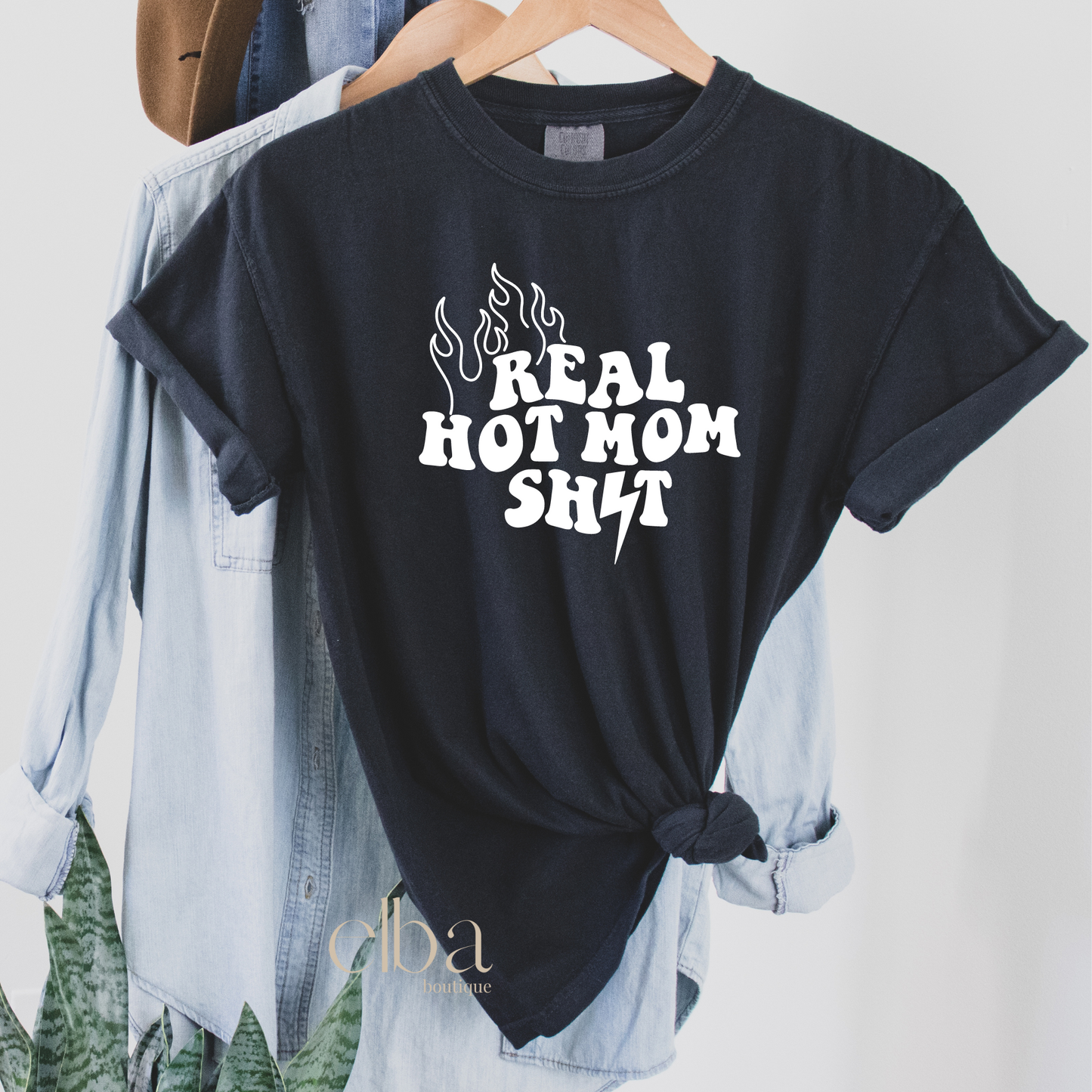 REAL HOT MOM SHIT TEE