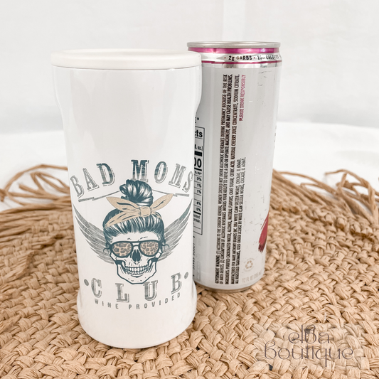 BAD MOMS CLUB SKELLIE SLIM CAN COOLER