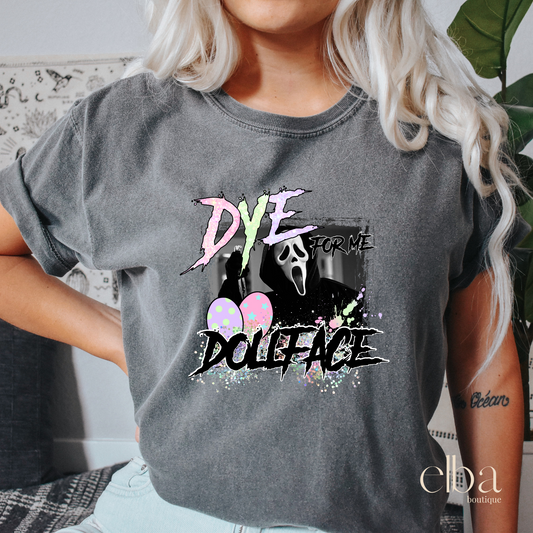 DYE FOR ME DOLL FACE GRAPHIC TEE